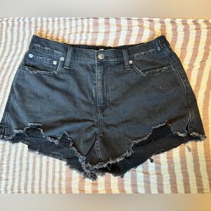 Aerie Black Jean Shorts